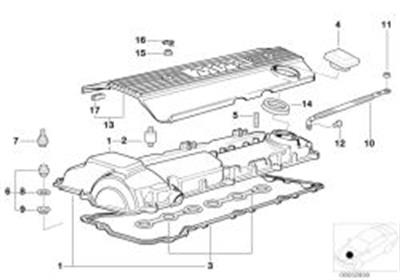 ÜST KAPAK CONTA M52 E36/E39