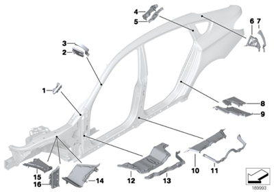 BAGLANTI SACI F10/F10LCI/F12/F01/F02 41217179387