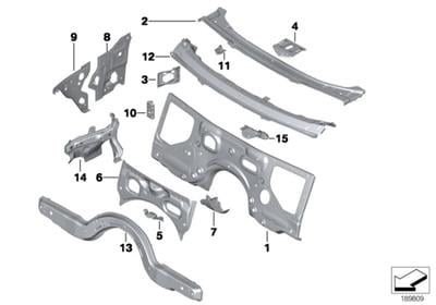BAGLANTI AYAĞI F10/F10LCI/F12/F13/F01/F02 41137204076