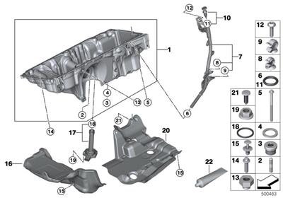 KARTER YAĞ SEVİYE MÜŞÜRÜ E90/E92/E60/E10/E70/E83/F25