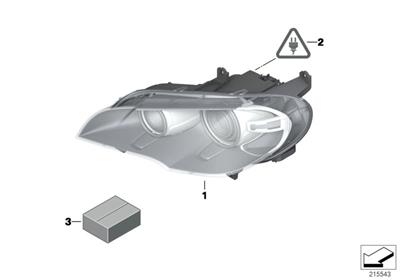 KOMPLE FAR SOL ADP.XENON E70LCI 63117240791