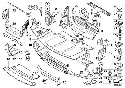 ÖN PANEL YAN BAKALİT SAĞ E60 51717131756