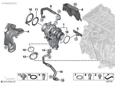 TURBO EMME BORU ORİNG N13 F20/F30