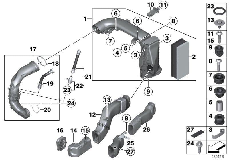 HAVA FİLTRE KUTUSU N57N F30/F10/F12/F25