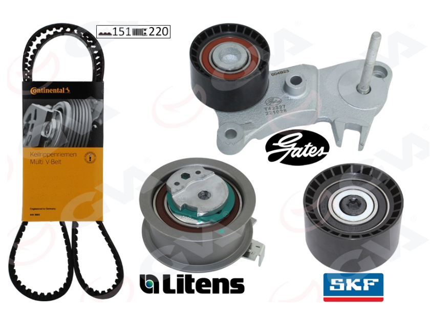 32298420-GVATRİGER KAYIŞI SETİ (P3+P5) (16-) (D4204TXX) (M.Ü.T.G.) 32213097 32298420GVA