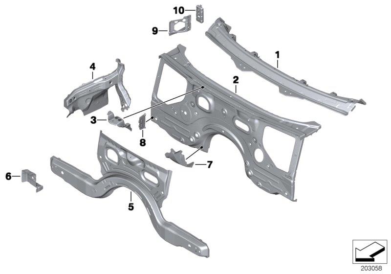 BAGLANTI AYAĞI F10/F10LCI/F12/F01/F02 41137204075