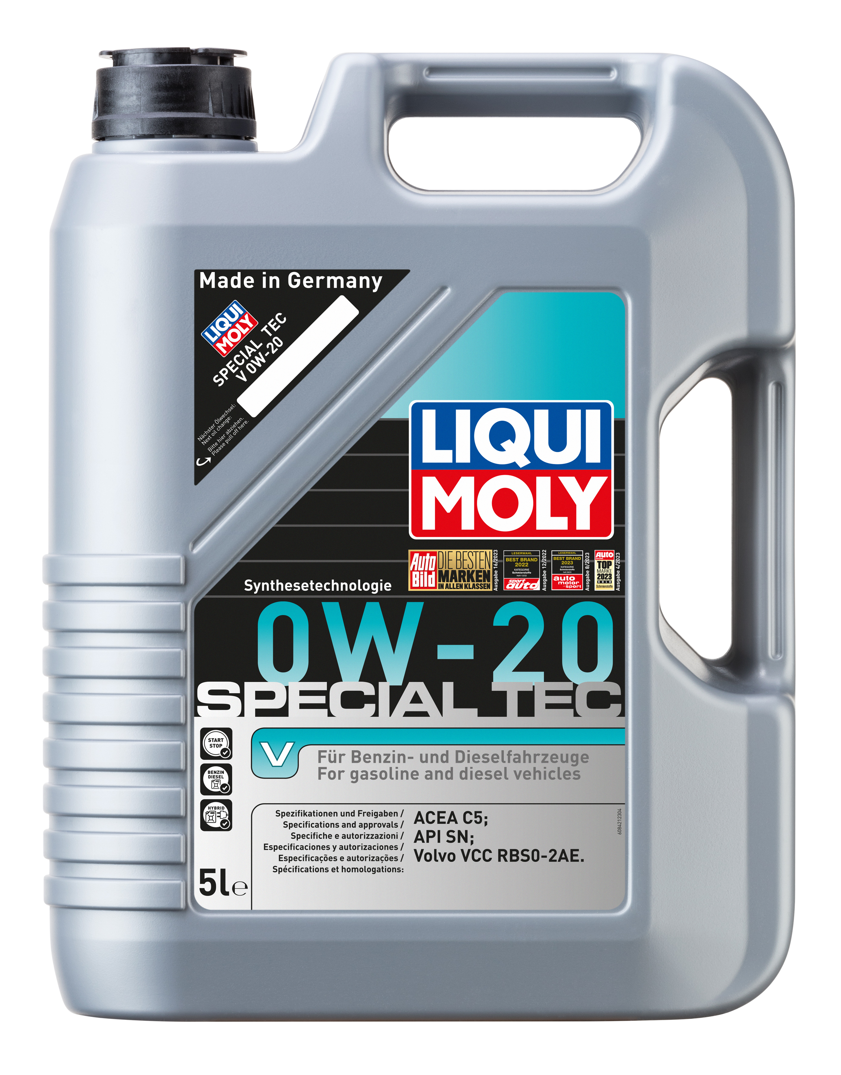 MOTOR YAĞI 0W-20 SPECİAL TEC (5 Litre) VOLVO 20632