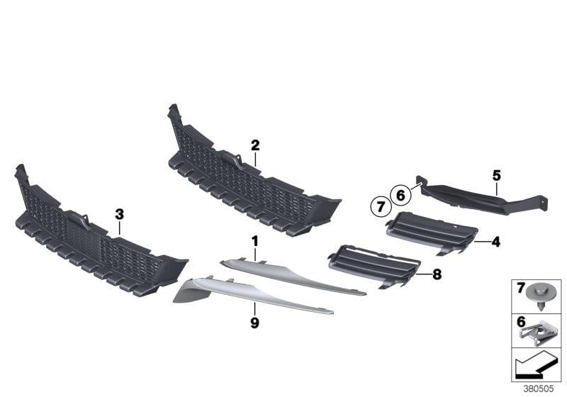 ORTA IZGARA ACC F12/F13 51117211472