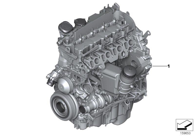 KOMPLE MOTOR (N47D20C)KOMPLE MOTOR (N47D20C)