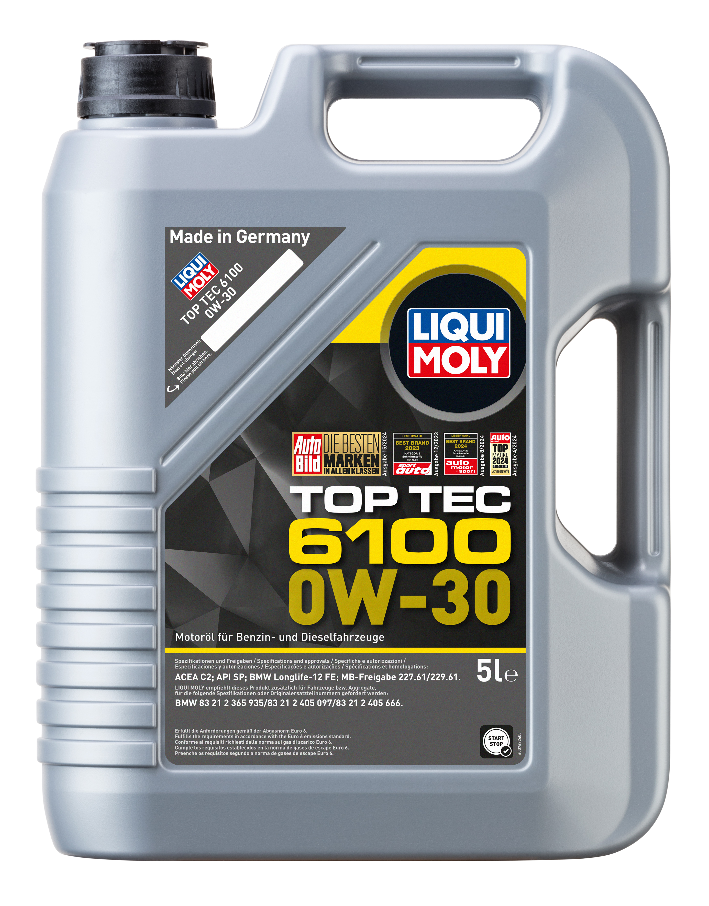 MOTOR YAĞI 0W-30 TOPTEC 6100 (5 Litre) 20779