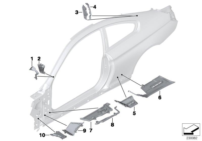 BAGLANTI SACI F10/F10LCI/F12/F01/F02 41217044670