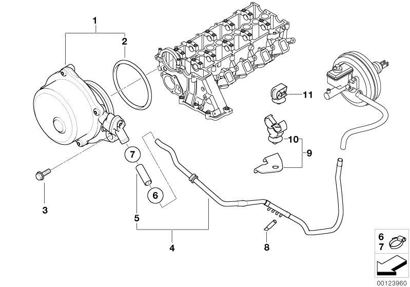 VAKUM POMPA BORUSU M47N2 / E46/E87/E60/E90/E83
