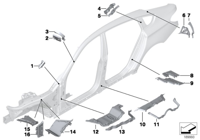 BAGLANTI SACI F10/F10LCI/F12/F01/F02 41217179387
