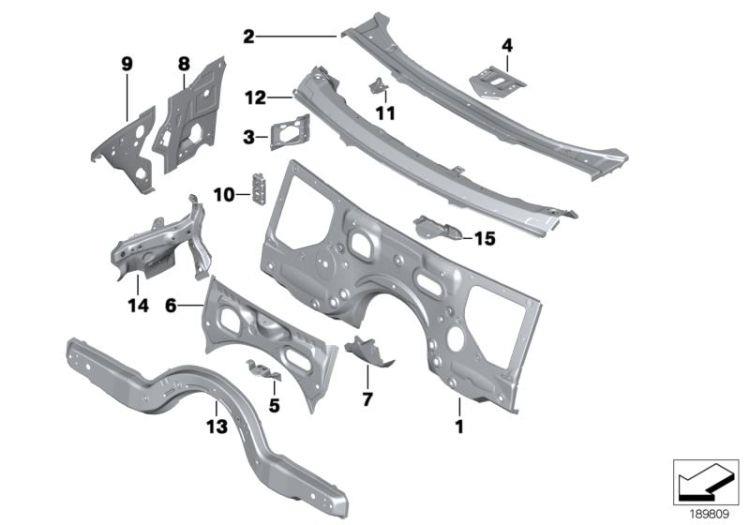 BAGLANTI AYAĞI F10/F10LCI/F12/F13/F01/F02 41137204076