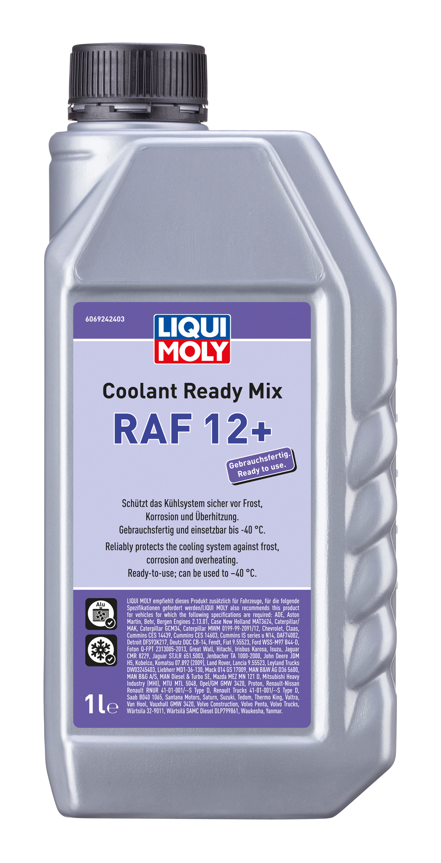 ANTİFRİZ 1 LT HAZIR COOLANT  6924