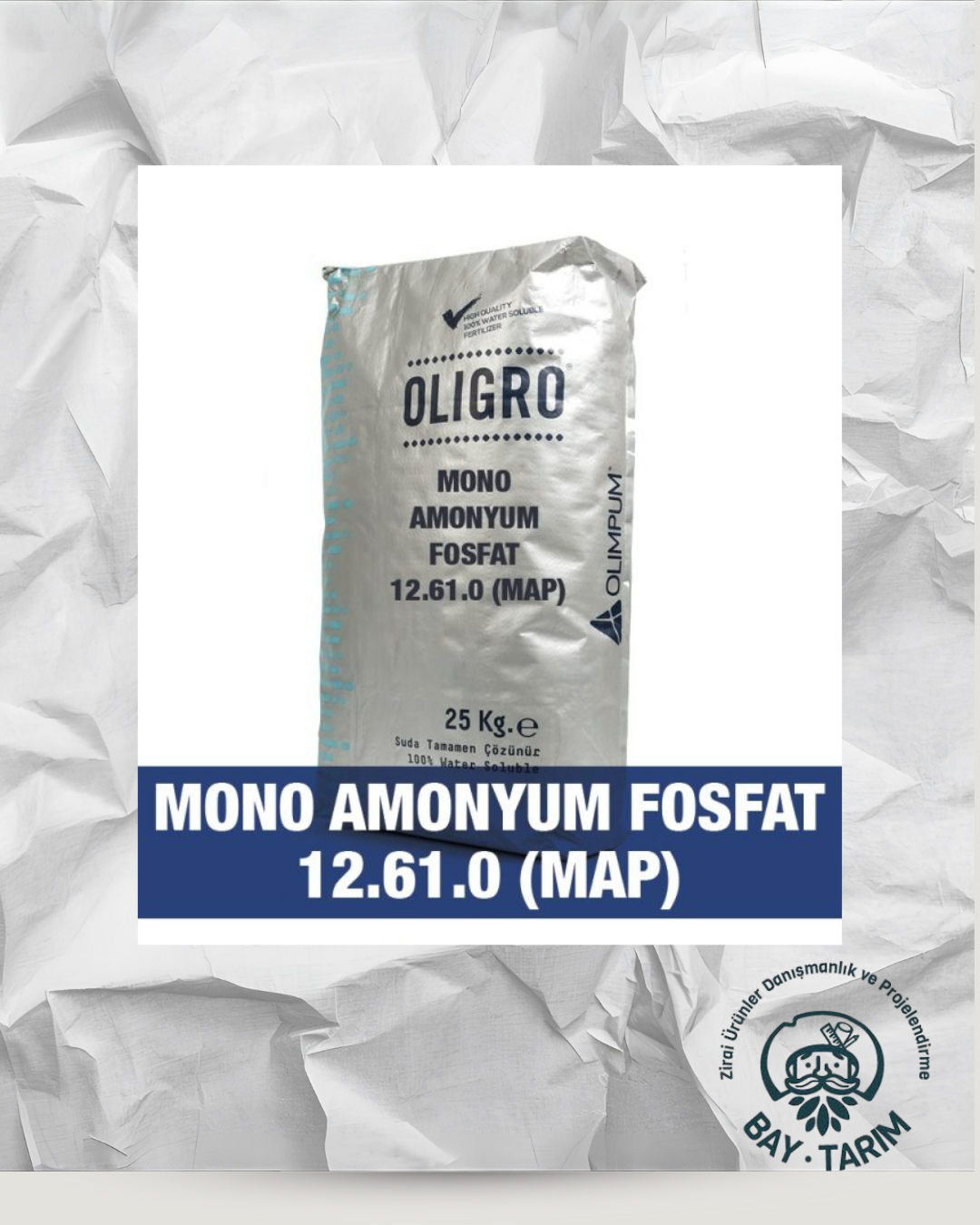 Olitar Mono Amonyum Fosfat 12-61-0 (MAP)