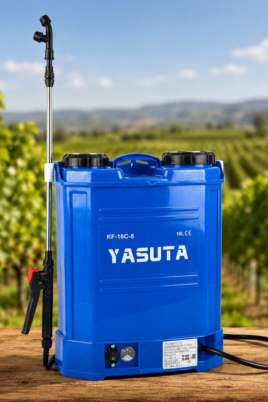 Yasuta 16 Litre Akülü Sırt İlaçlama Makinesi 100 PSI