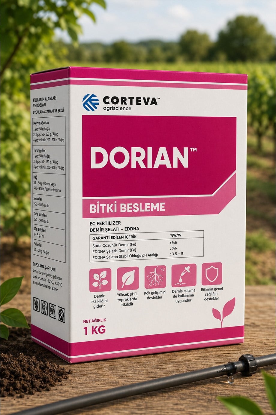 Dorian Demir Şelatı EDDHA %6 Fe 1 Kg