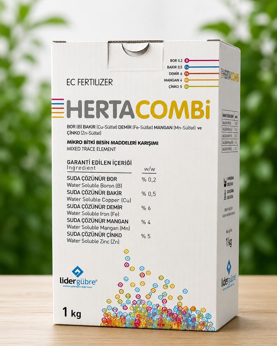 HERTACOMBİ Mikro Bitki Besin Maddeleri Karışımı 1 Kg