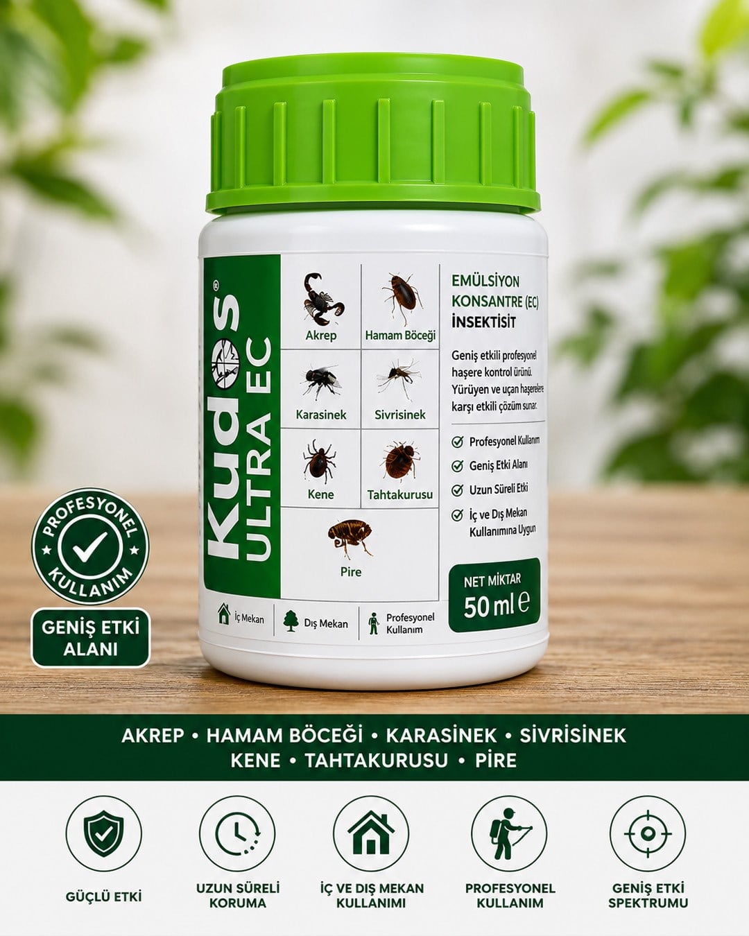 Kudos Ultra EC Profesyonel Haşere İlacı