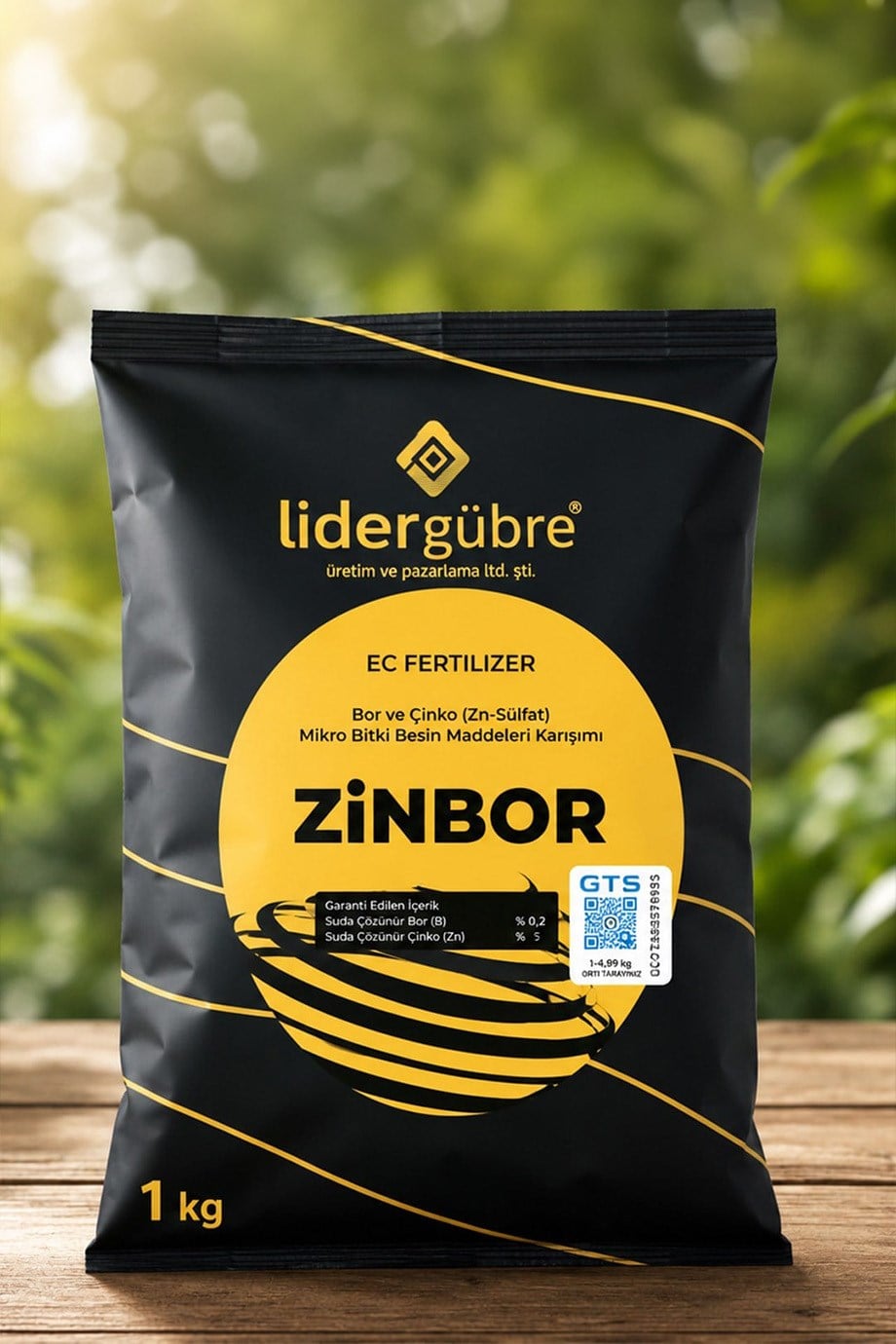 Lider Gübre Zinbor Bor ve Çinko Mikro Bitki Besin Maddeleri Karışımı 1 Kg