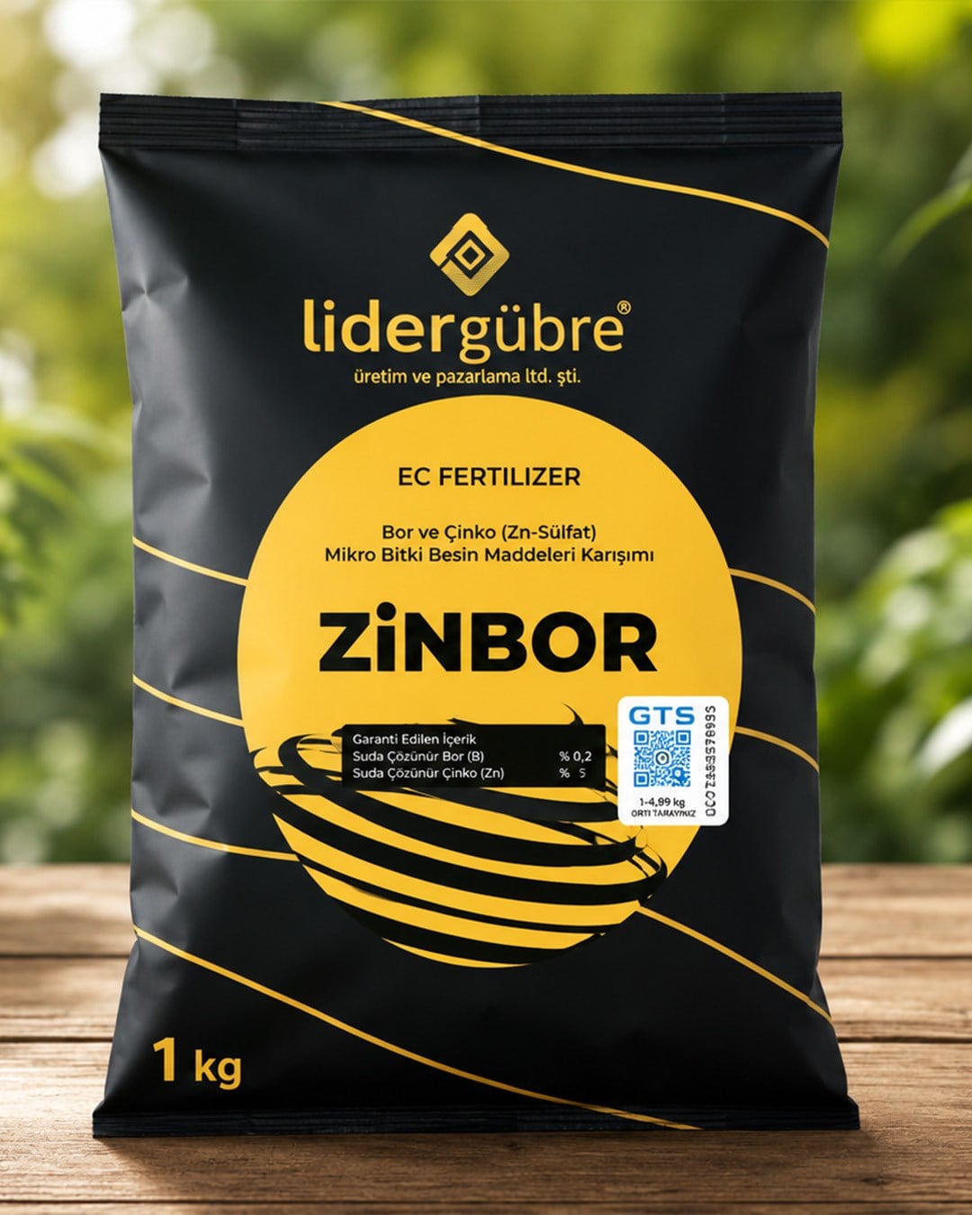 Lider Gübre Zinbor Bor ve Çinko Mikro Bitki Besin Maddeleri Karışımı 1 Kg