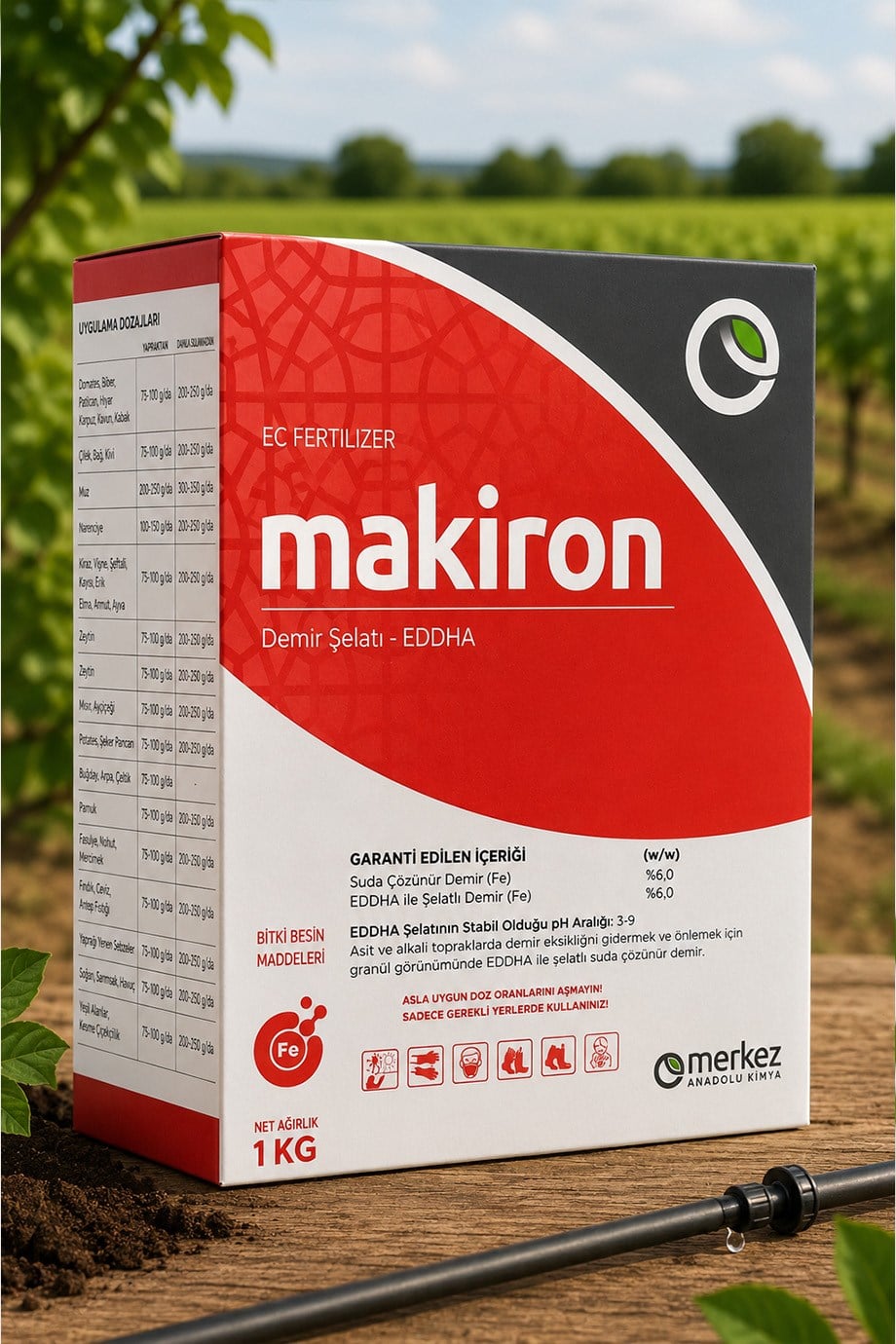 Makiron Demir Şelatı EDDHA %6 Fe 1 Kg