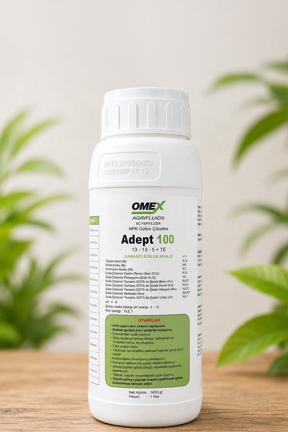 OMEX Adept 100 13-13-5+TE NPK Gübre Çözeltisi 1 L