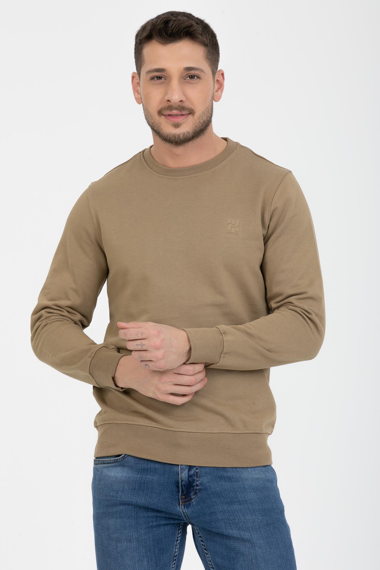 3 İplik Bisiklet Diagonel Sweatshirt
