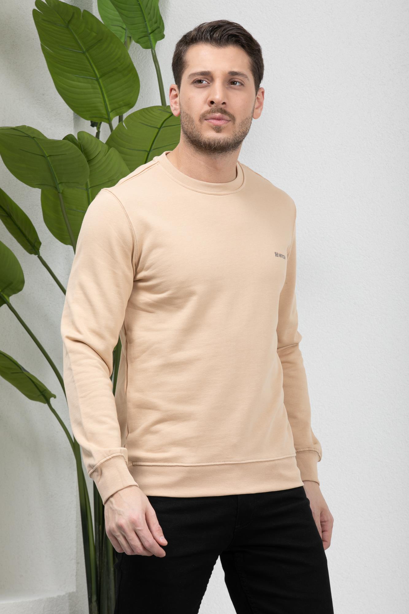 3 İplik Bisiklet Yaka Sweatshirt