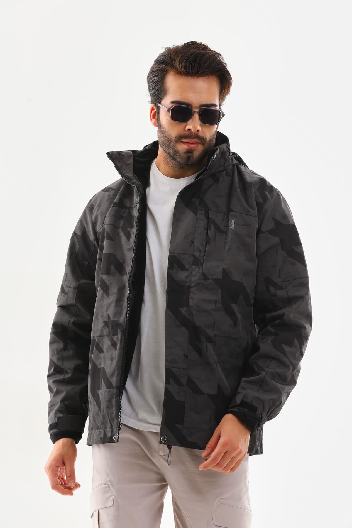 3IN1 Su Geçirmez Polarlı Outdoor Mont