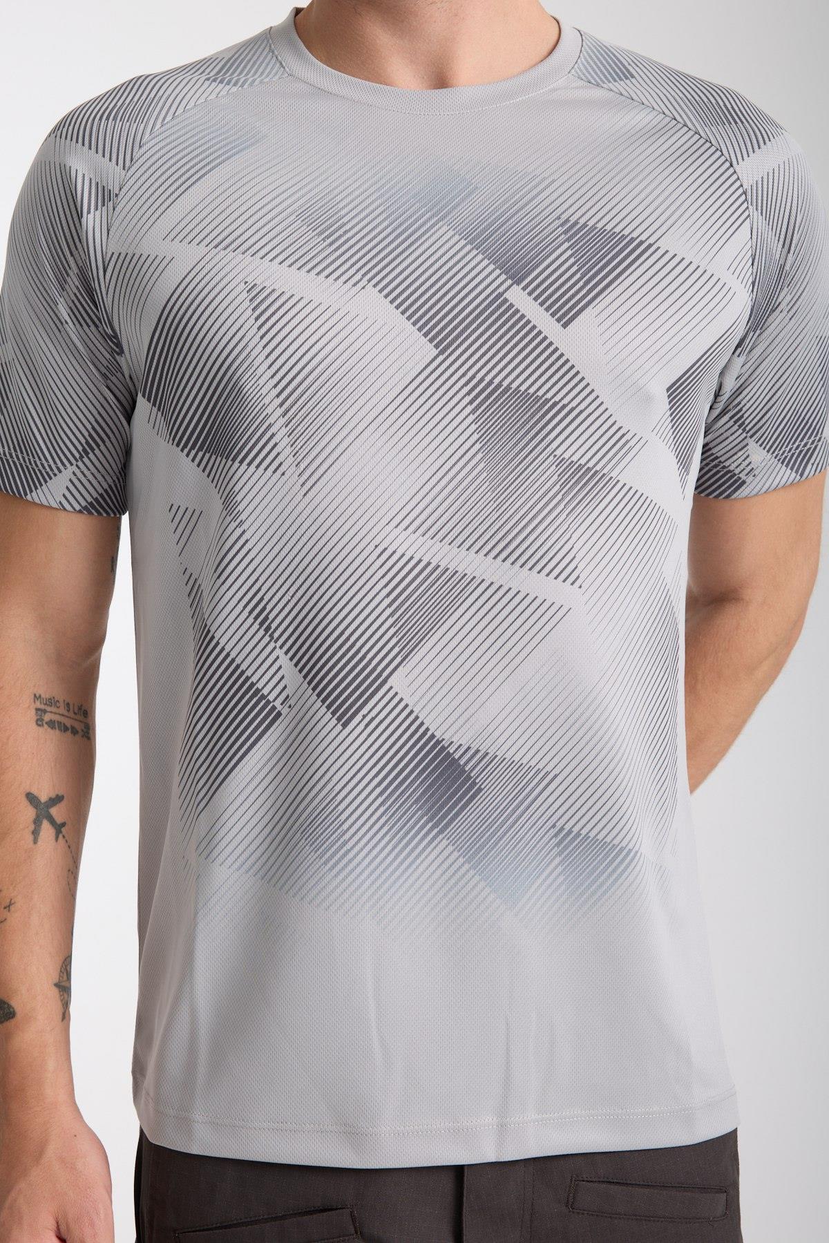 DryTouch Kumaş Bisiklet Yaka T-Shirt – Su Emme ve Terletmeme Özelliğiyle Konforlu