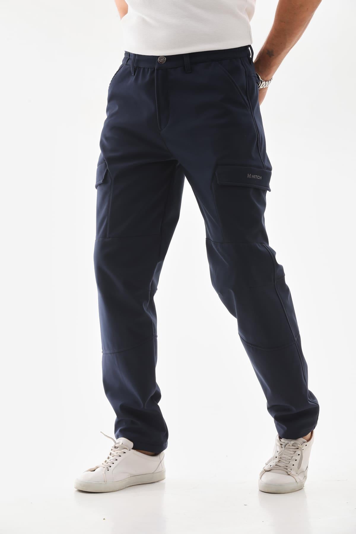 İki Kargo Cepli Softshell Pantolon