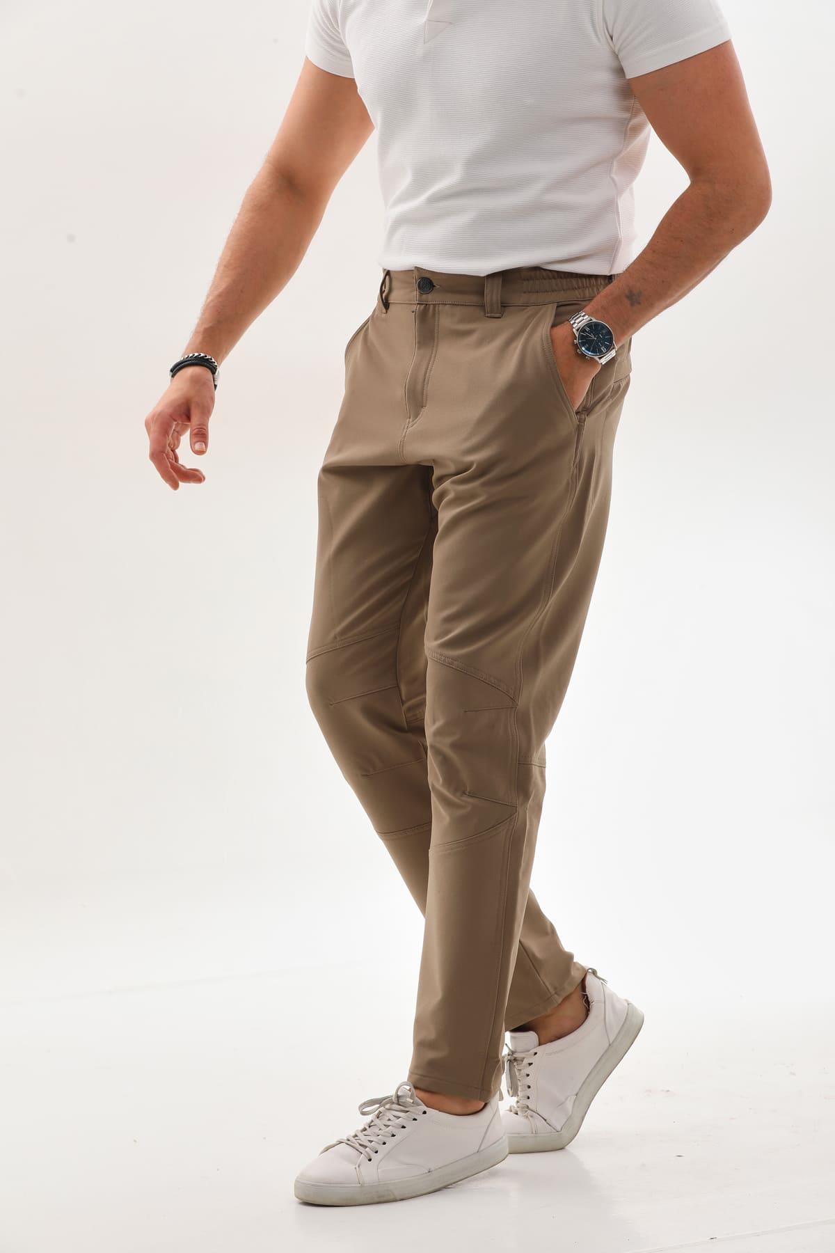 Polarlı Düz Kışlık Pantolon 