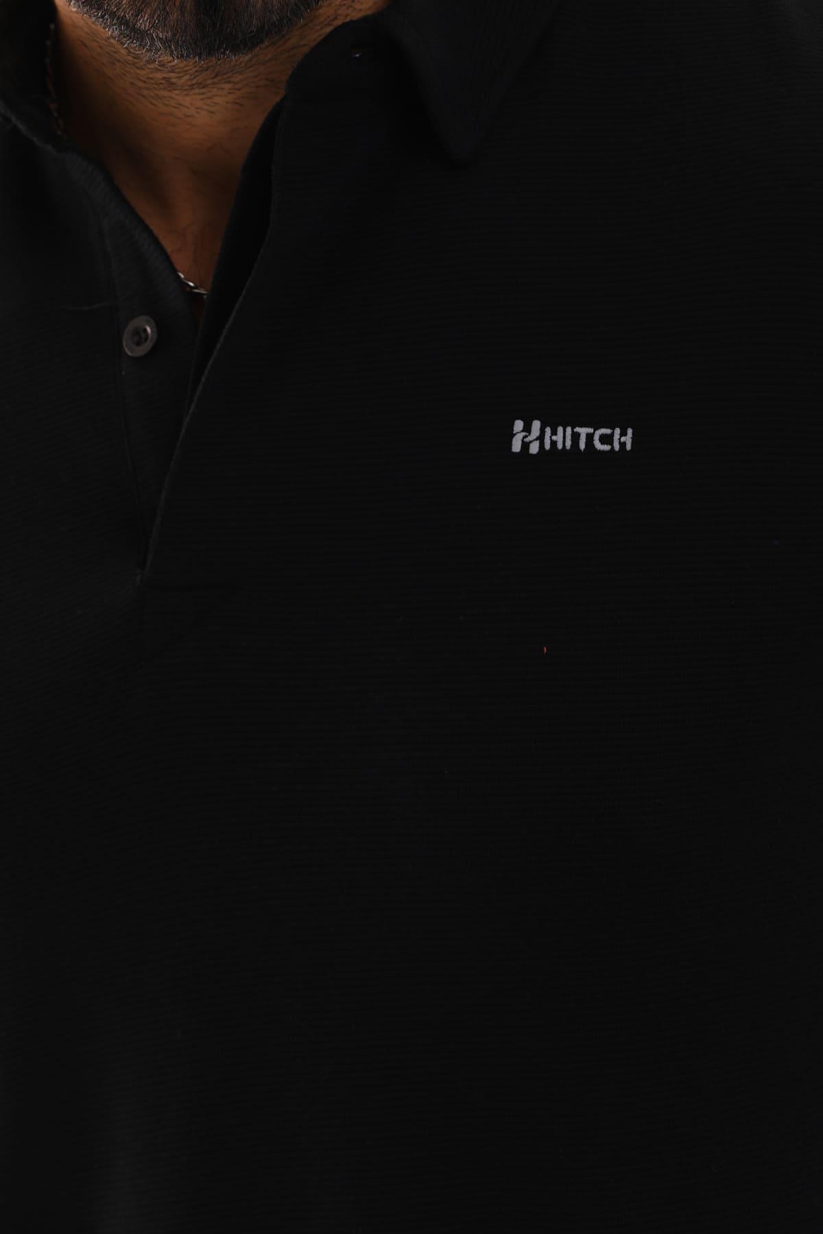 Polo Yaka Ottoman Uzun Kol T-Shirt