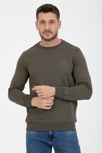 3 İplik Bisiklet Diagonel Sweatshirt