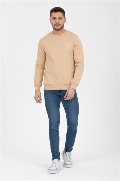 3 İplik Bisiklet Diagonel Sweatshirt