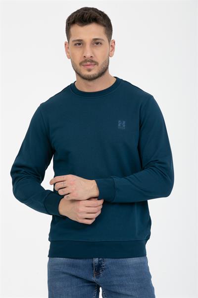 3 İplik Bisiklet Diagonel Sweatshirt