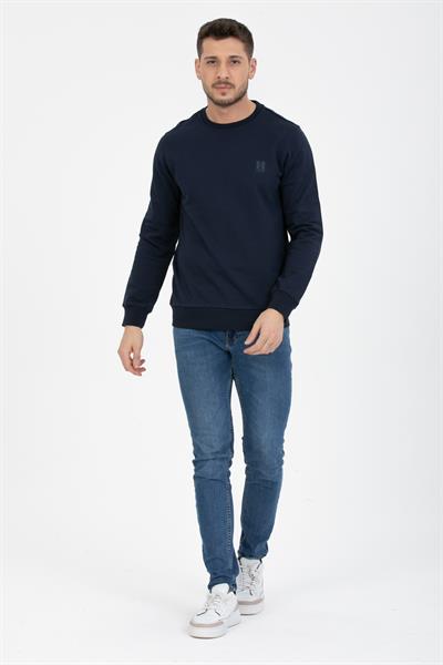 3 İplik Bisiklet Diagonel Sweatshirt