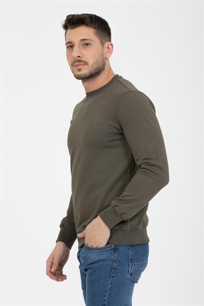 3 İplik Bisiklet Diagonel Sweatshirt