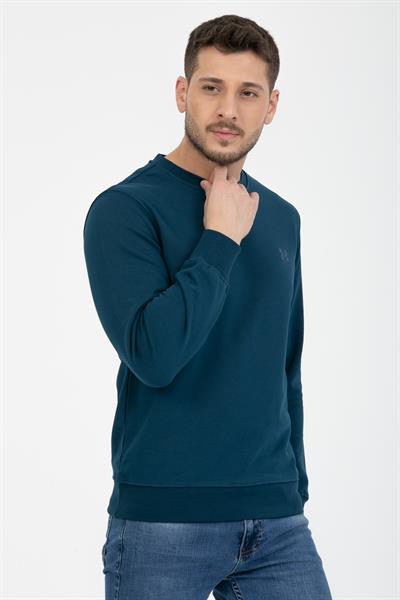 3 İplik Bisiklet Diagonel Sweatshirt