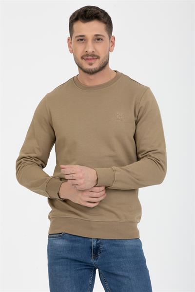 3 İplik Bisiklet Diagonel Sweatshirt