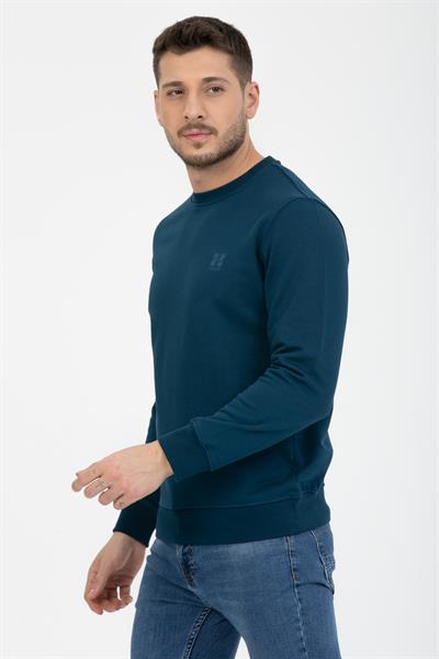 3 İplik Bisiklet Diagonel Sweatshirt
