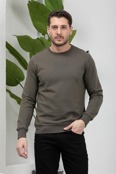 3 İplik Bisiklet Yaka Sweatshirt