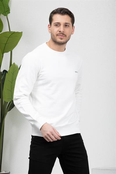 3 İplik Bisiklet Yaka Sweatshirt