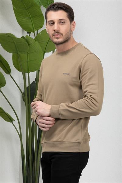 3 İplik Bisiklet Yaka Sweatshirt