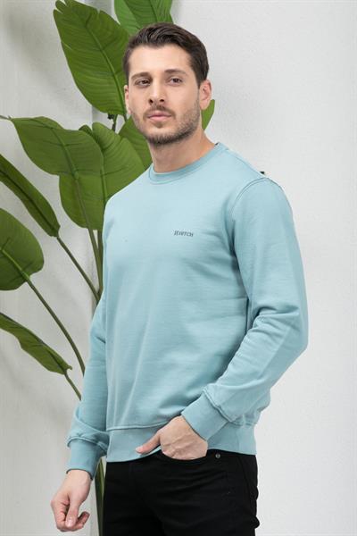 3 İplik Bisiklet Yaka Sweatshirt