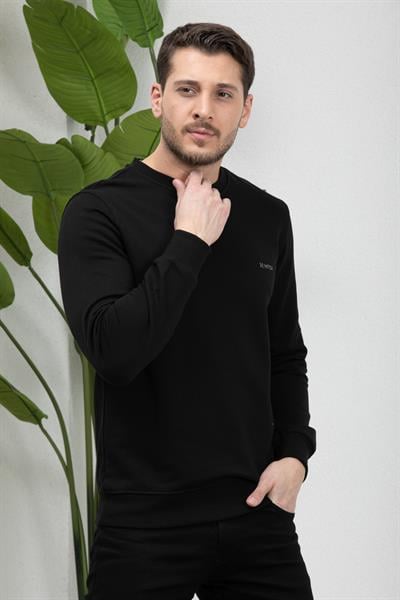 3 İplik Bisiklet Yaka Sweatshirt