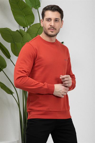 3 İplik Bisiklet Yaka Sweatshirt