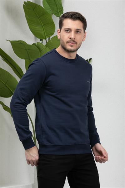 3 İplik Bisiklet Yaka Sweatshirt